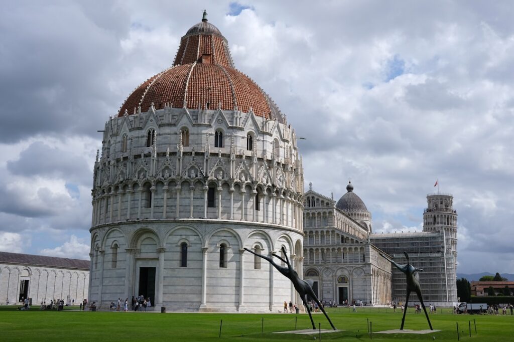 Leaning Tower of Pisa morning Piazza dei Miracoli
